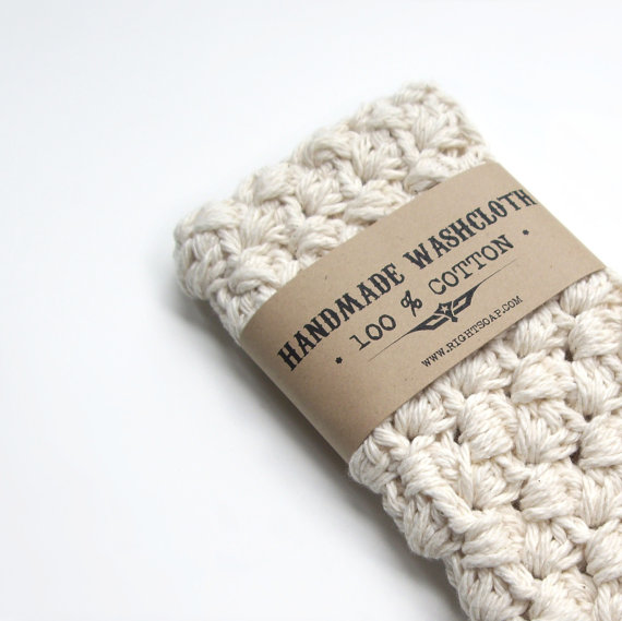 handmade washcloth by RightSoap | unique gifts for mom