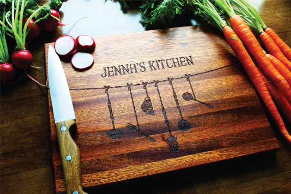 personalized cutting board for mom by SugarTreeGallery | unique gifts for mom
