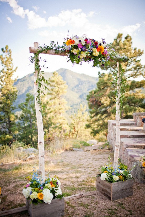 wedding arch by blueskiesforever | Where to Buy Wedding Arches | https://emmalinebride.com/ceremony/arches-weddings/