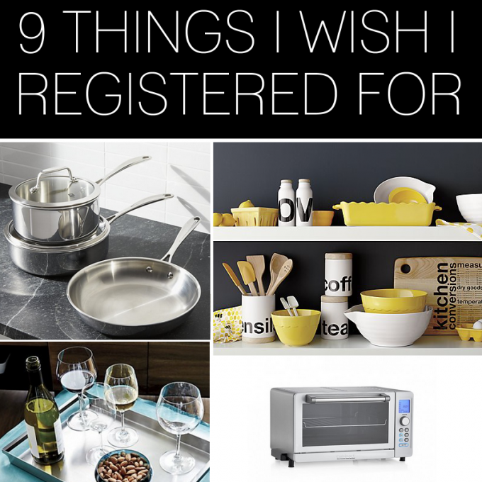 9 Things I Wish Had Registered For | https://emmalinebride.com/planning/9-things-wish-had-registered-for/ 