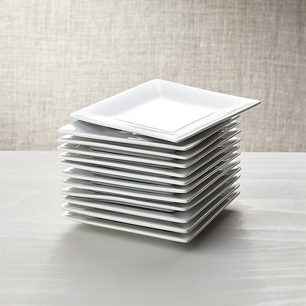 boxed appetizer plates | 9 Things I Wish Had Registered For | https://emmalinebride.com/planning/9-things-wish-had-registered-for/