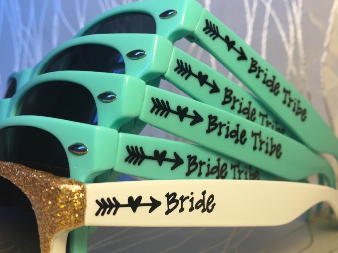 cute bride tribe sunglasses for bachelorette party