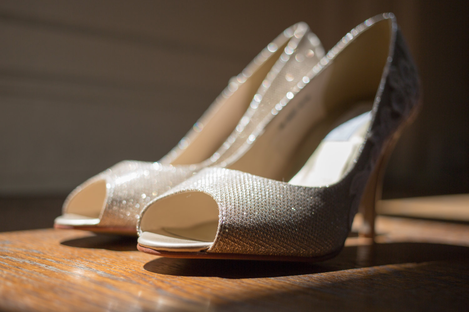 Bridal Heels with Lace Embellishment | Emmaline Bride