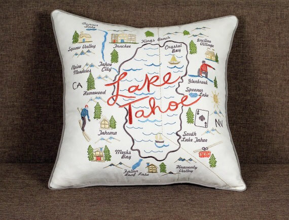 lake tahoe pillow by jawdecor