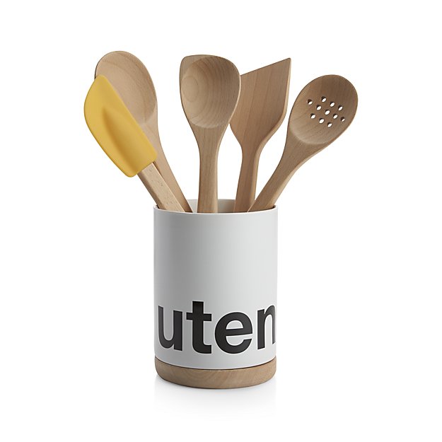 utensils crock | 9 Things I Wish Had Registered For | https://emmalinebride.com/planning/9-things-wish-had-registered-for/