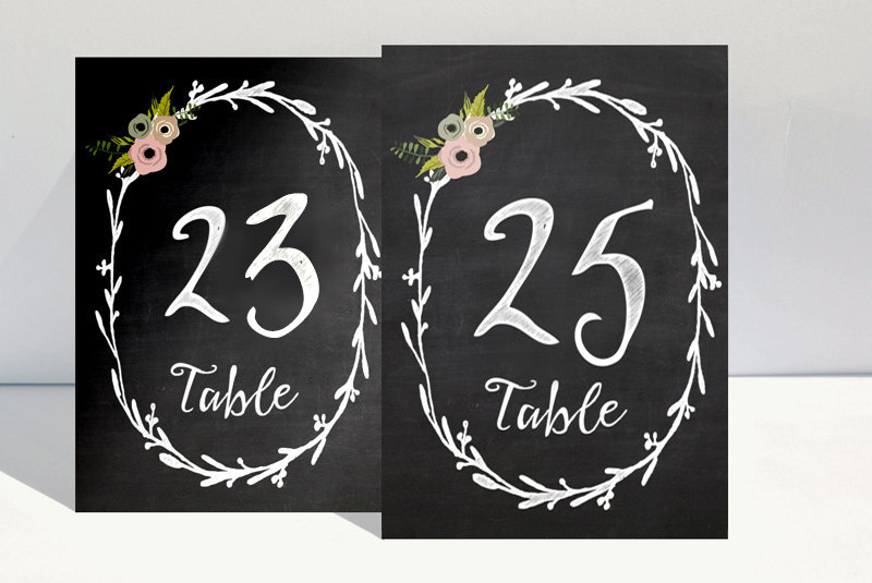 14 Rustic Table Number Ideas for Weddings | Emmaline Bride