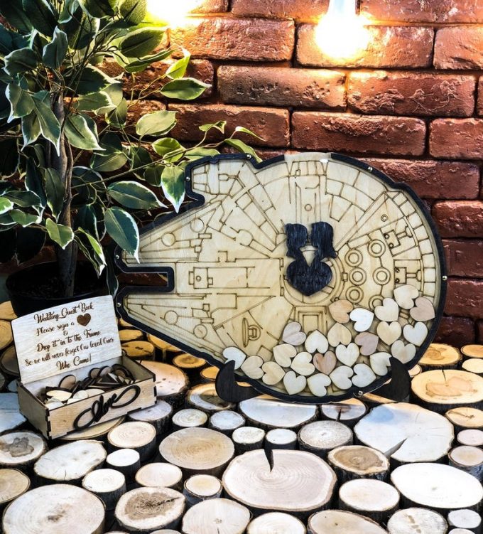 star wars inspired guest book