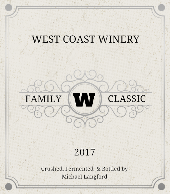 winery label