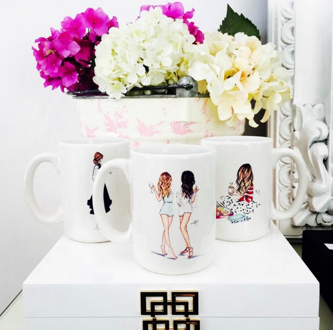 Print for Bridesmaid Mugs by Melsy's Illustrations | http://etsy.me/2c6lKsS