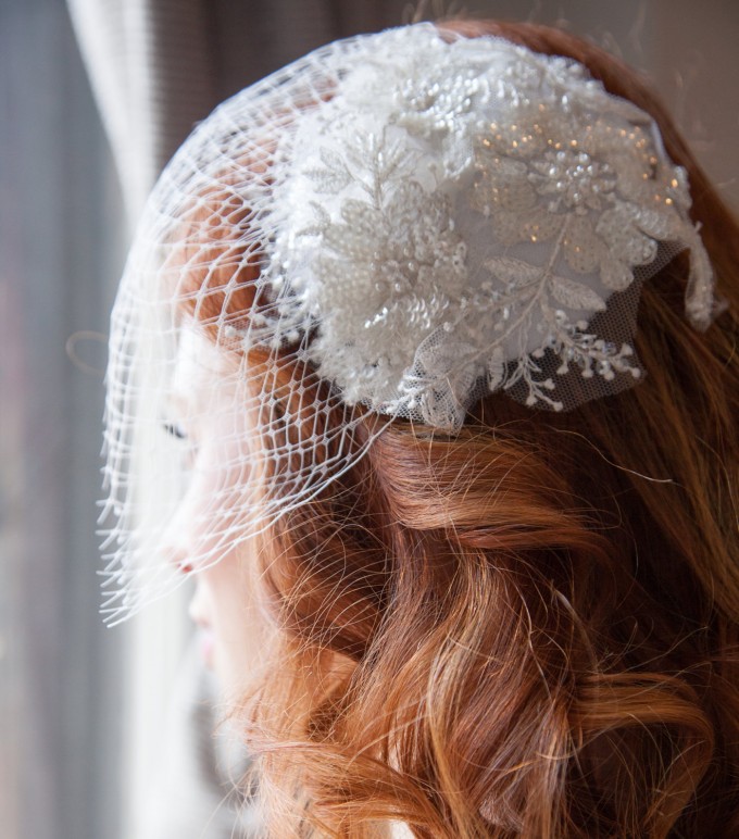 How to Pick a Veil or Fascinator | veil by OBM Bridal | https://emmalinebride.com/bride/how-to-pick-a-veil-or-fascinator/