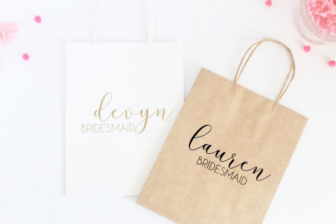 gift bags for bridesmaids