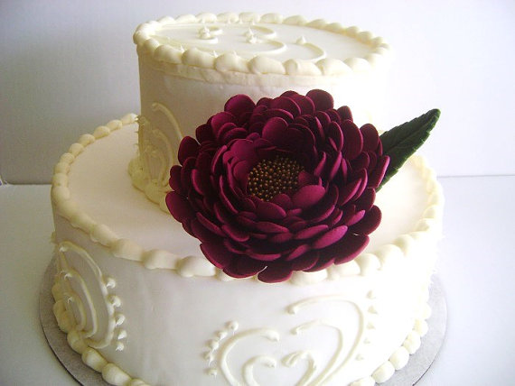 Flower Cake Toppers for Weddings by Parsi