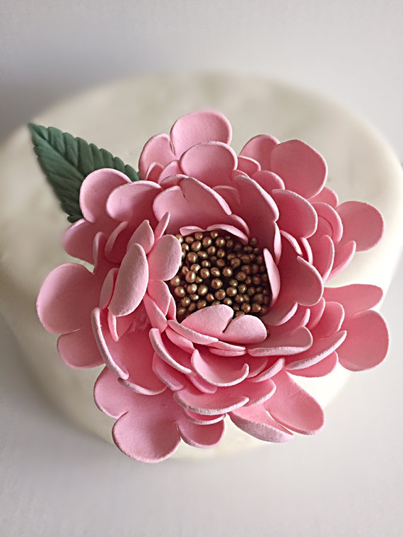 Clay flower Cake Toppers for Weddings by Parsi