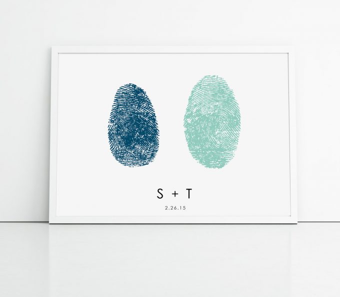 Thumbprint Guest Book is Totally Brilliant | by Flutterbye Prints | https://emmalinebride.com/wedding/thumbprint-guest-book
