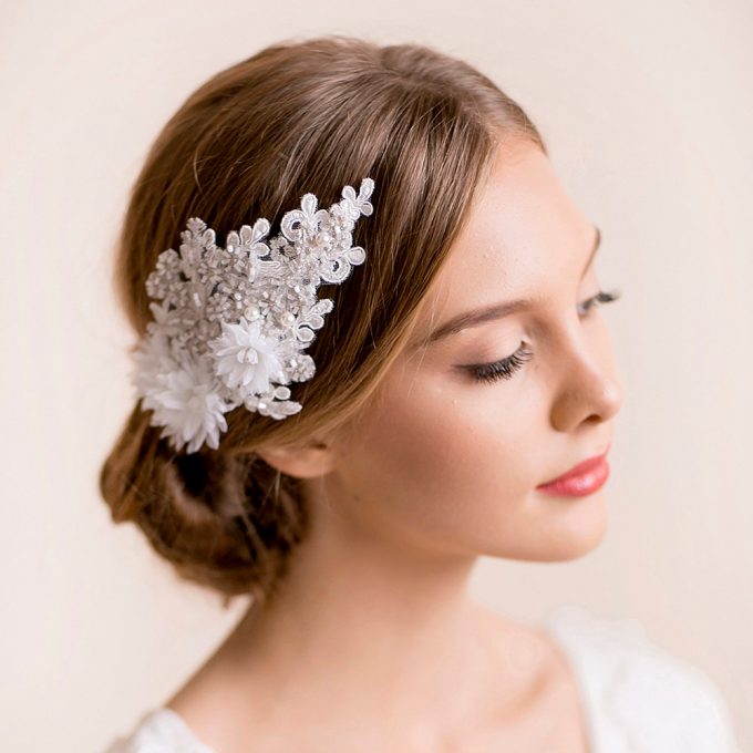 bridesmaid flower headpieces