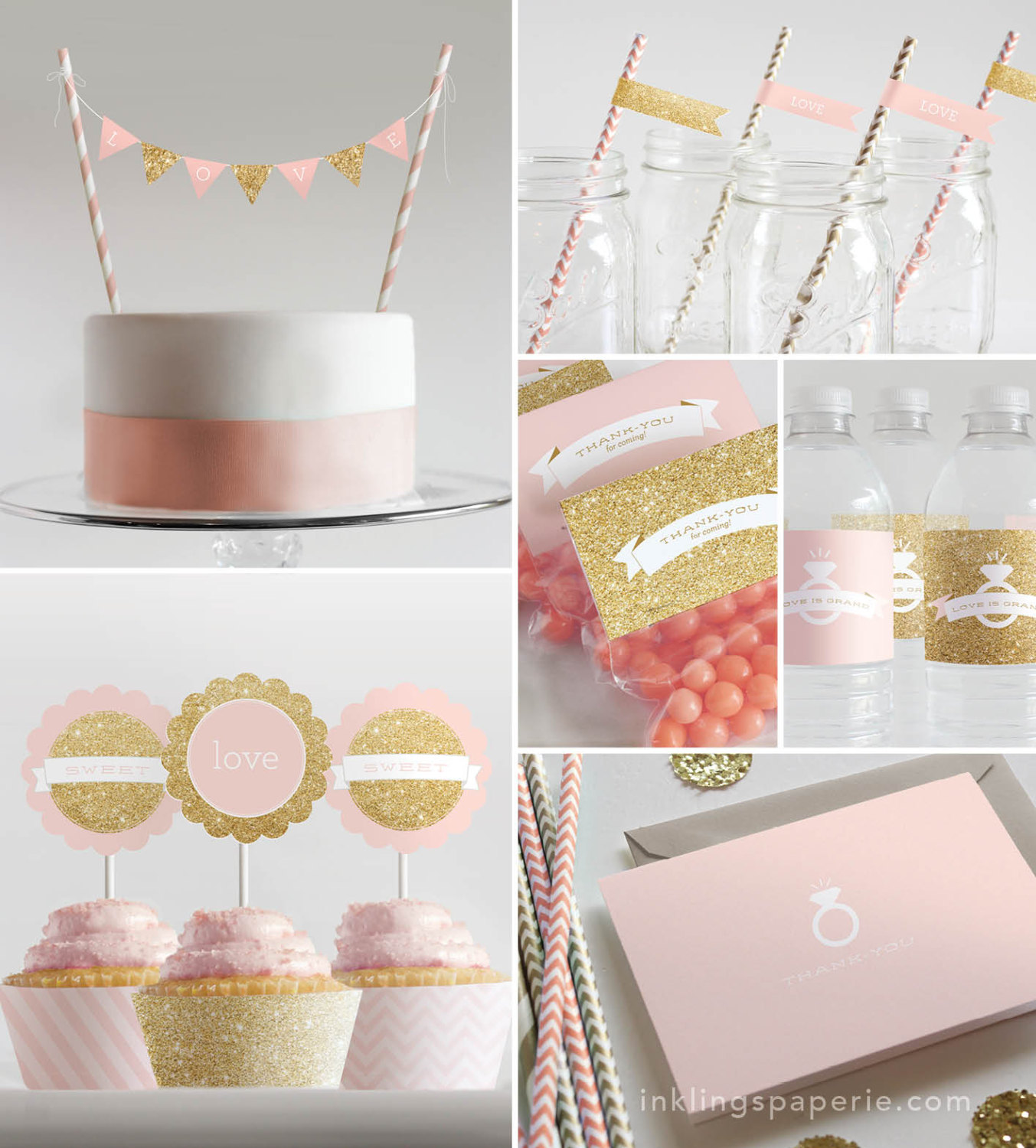 Bridal Shower Printables: Games, Invitations &amp; Decorations for Showers