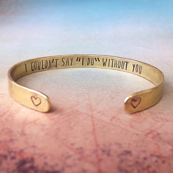 I couldnt say i do without you bracelet by Red Fern Studio