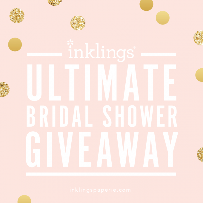 Inklings Paperie Ultimate Bridal Shower Giveaway! | Bridal shower printables and more