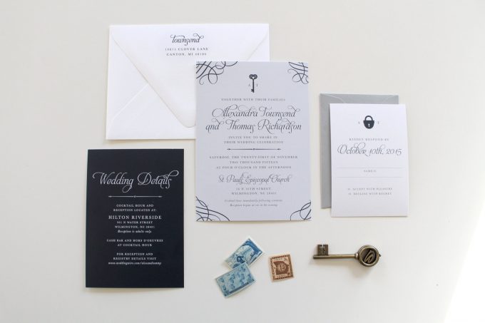lock-and-key-wedding-invitation