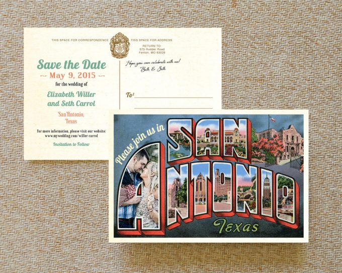 Save the Date Postcards from Serendipity Beyond Design
