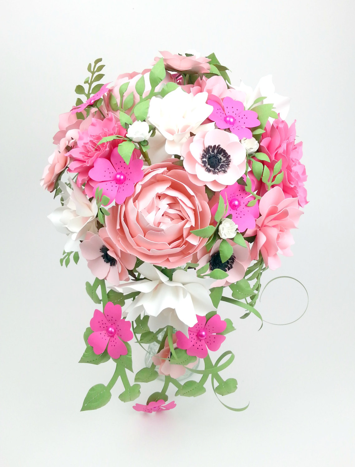 Paper Bridal Bouquet by Paper & Peony