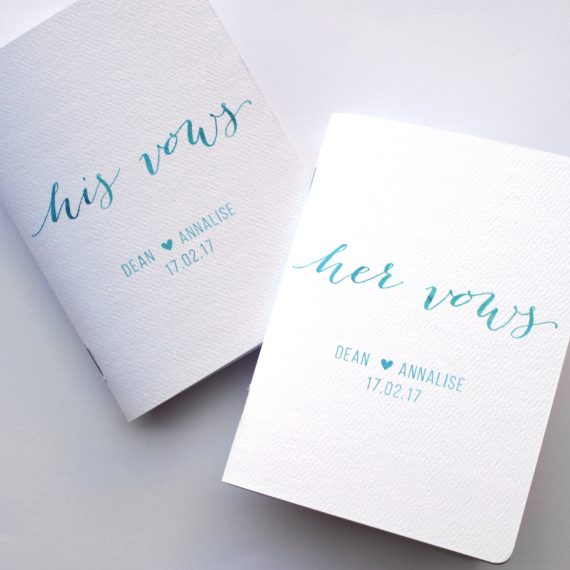 vow books for weddings | http://etsy.me/2kbPdox