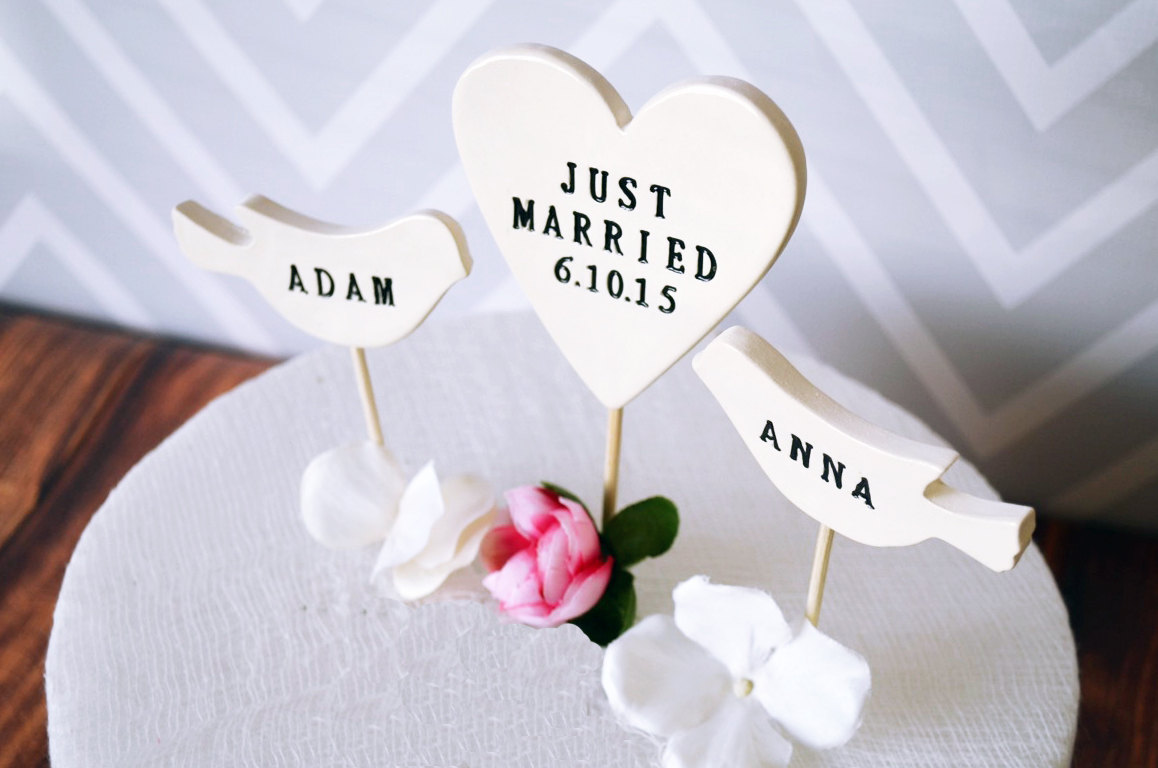 ceramic cake toppers for weddings