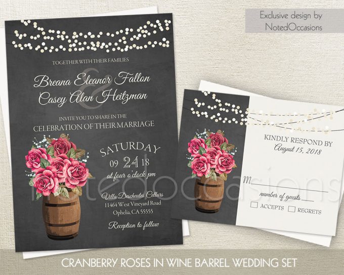 lights roses via free wedding invitations giveaway | https://emmalinebride.com/2017-giveaway/giveaway-win-free-wedding-invitations/
