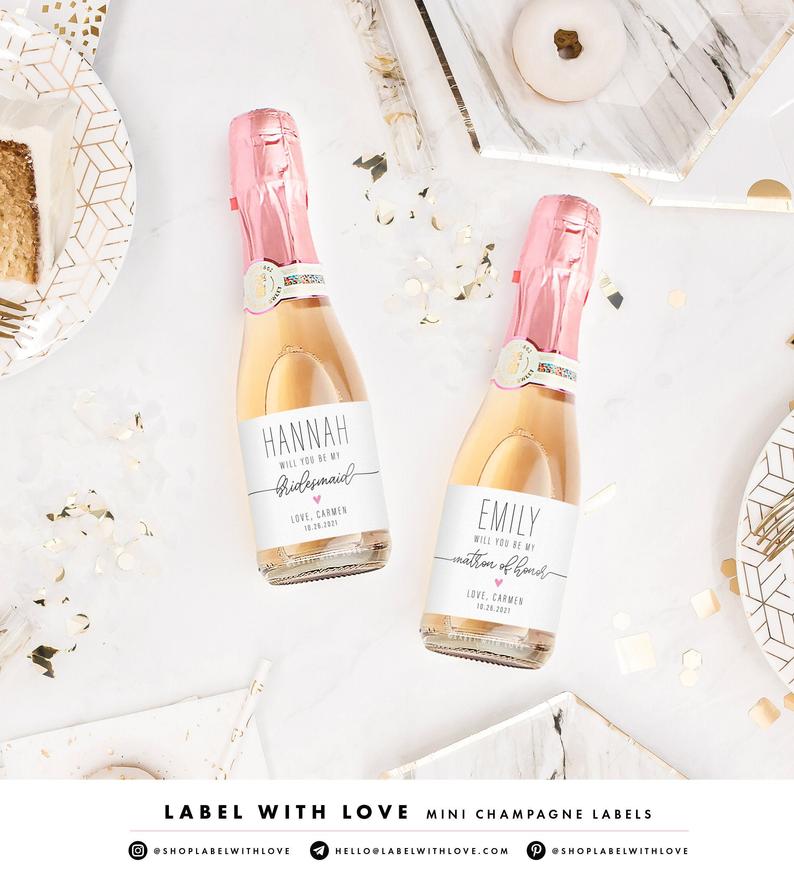 Where to Buy Mini Champagne Bottles for Wedding Favors