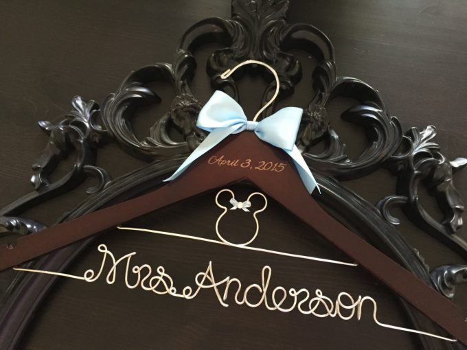 Where to buy personalized dress hangers for weddings | by Get Hung Up