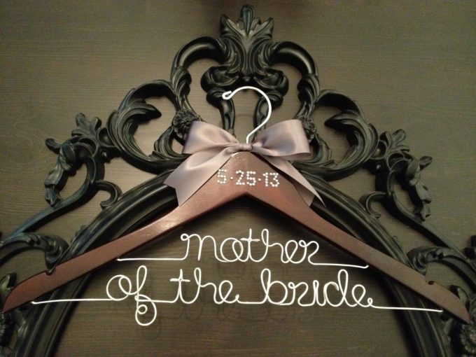 Where to buy personalized dress hangers for weddings | by Get Hung Up