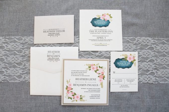 square wedding invitations
