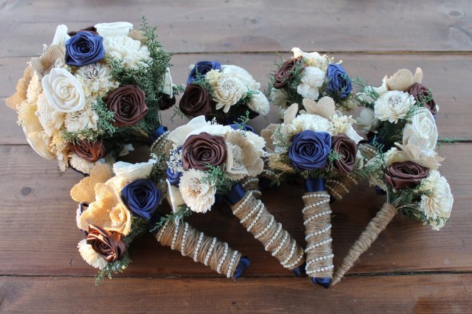 Alternative bouquets for weddings