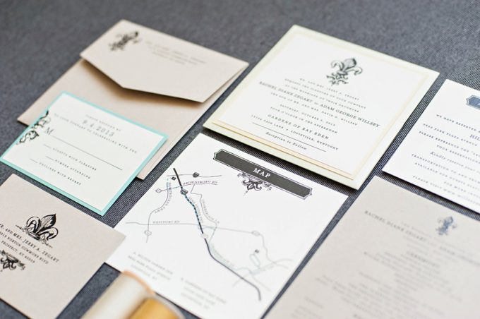 square wedding invitations | by invited by lamaworks, http://etsy.me/2jzCffW | via https://emmalinebride.com/invites/square-wedding-invitations-etsy