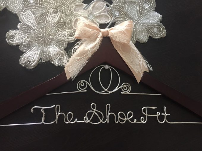 Where to buy personalized dress hangers for weddings | by Get Hung Up