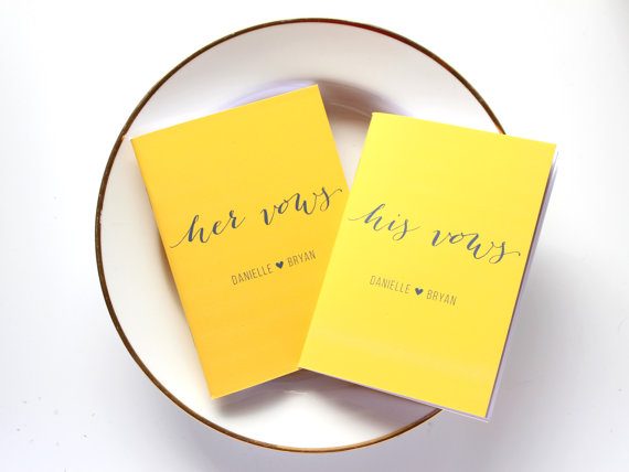 vow books for weddings | http://etsy.me/2kbPdox