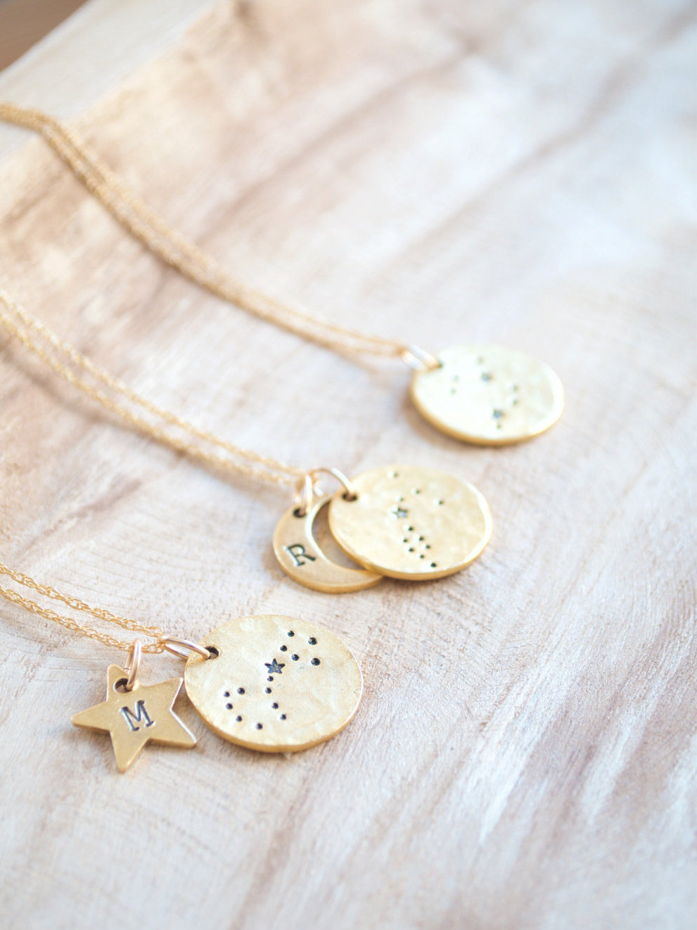 constellation necklaces for bridesmaids gifts