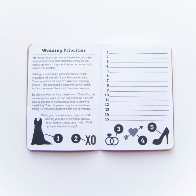 wedding checklist notebook