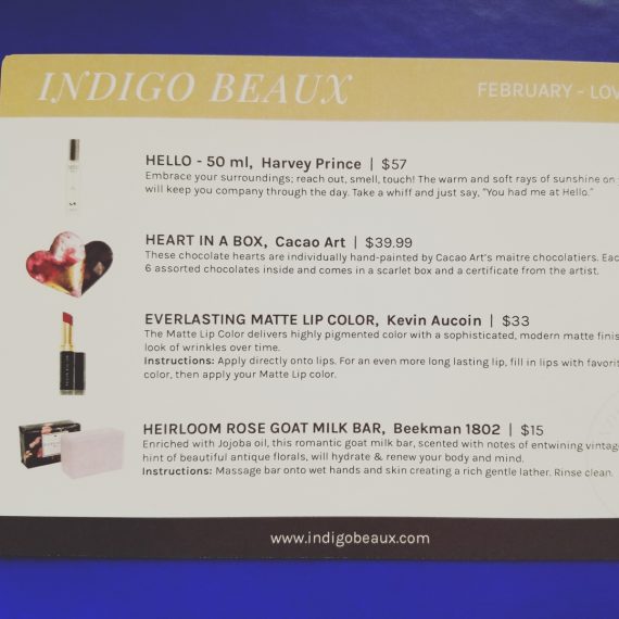Luxury Gift Idea for the Bride: Indigo Beaux