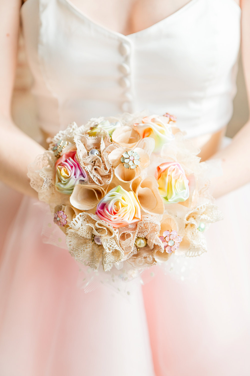 wedding bouquet ideas without flowers