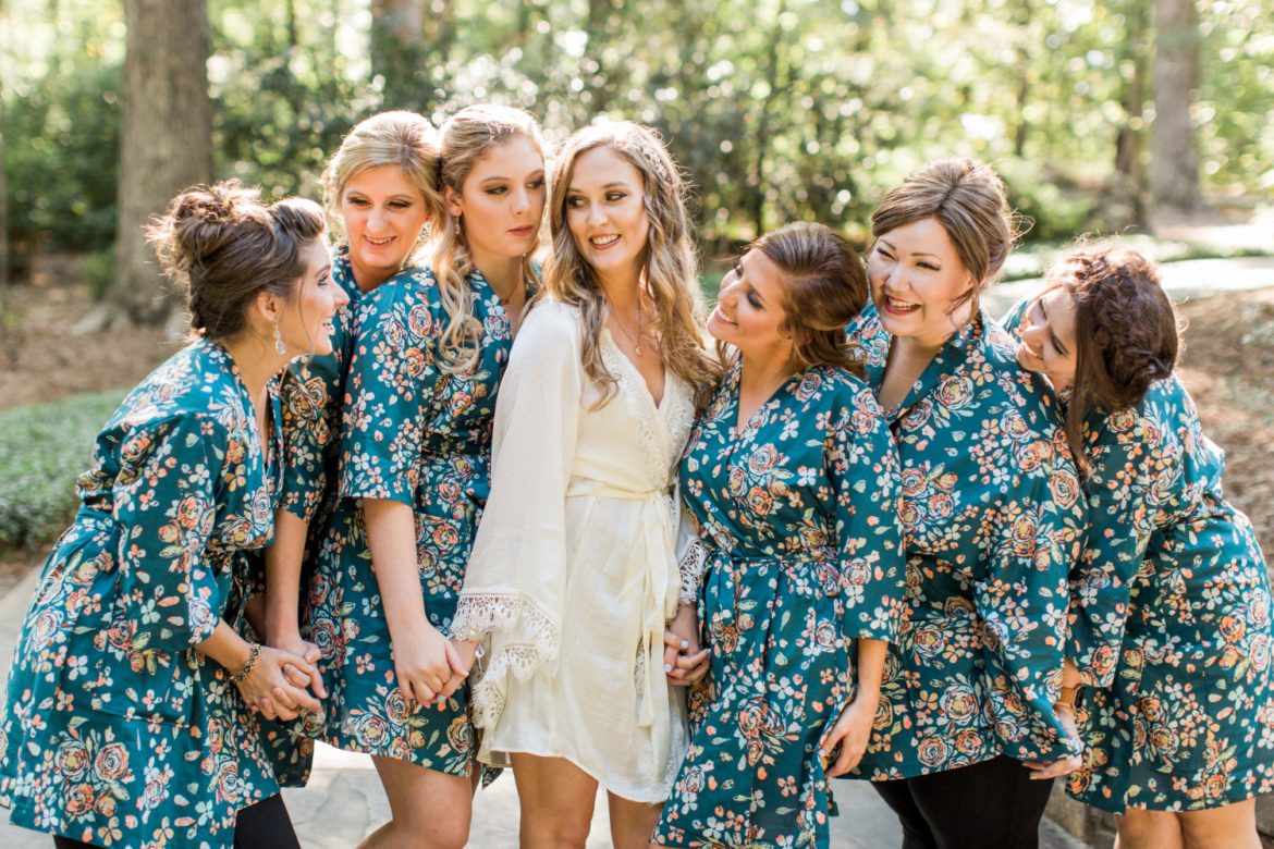 Beautiful Floral Bridesmaid Robe Sets