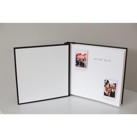 how to make a photo guest book for weddings - Instax photo guest book album