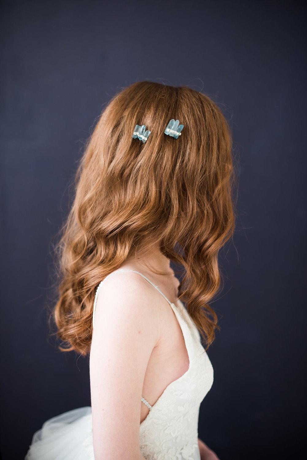 bridal hair accessories hair down styles | designed by tessa kim | photo by deyla huss