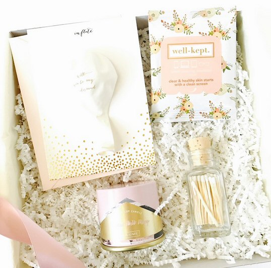 be my bridesmaid gift box by just simply l