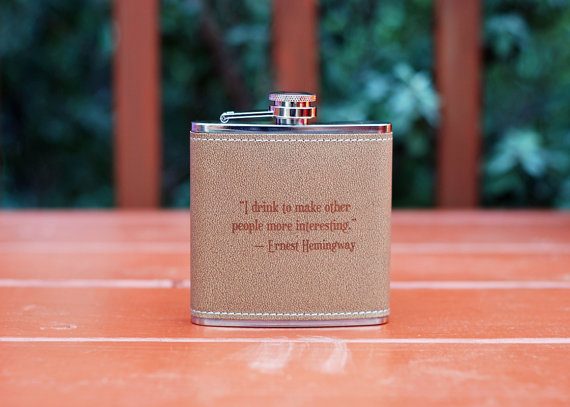 flask via 26 Best Groomsmen Flasks That Make Awesome Gifts