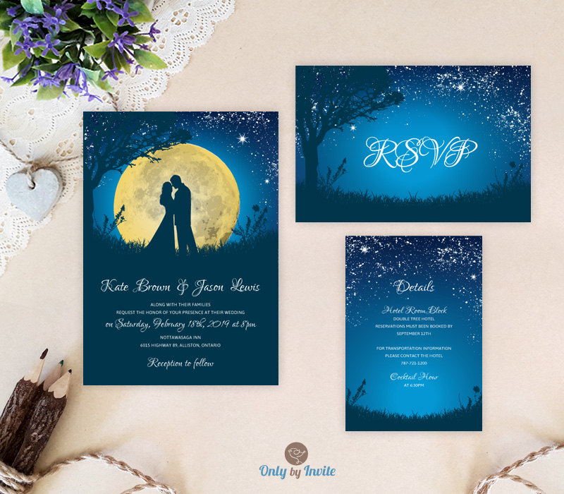 Cheap Wedding Invitations with RSVP - Under $2 or less | Emmaline Bride