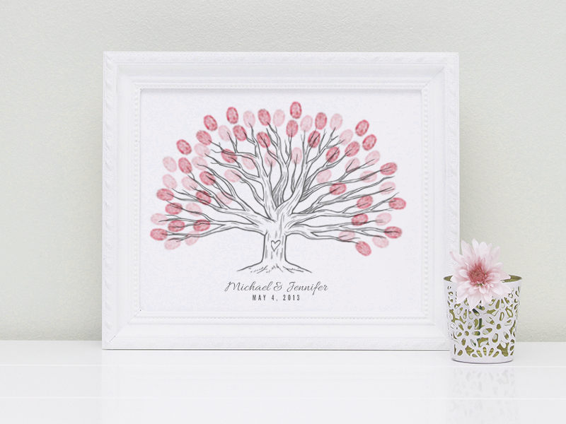 free thumbprint tree guest book by arcadia artistry