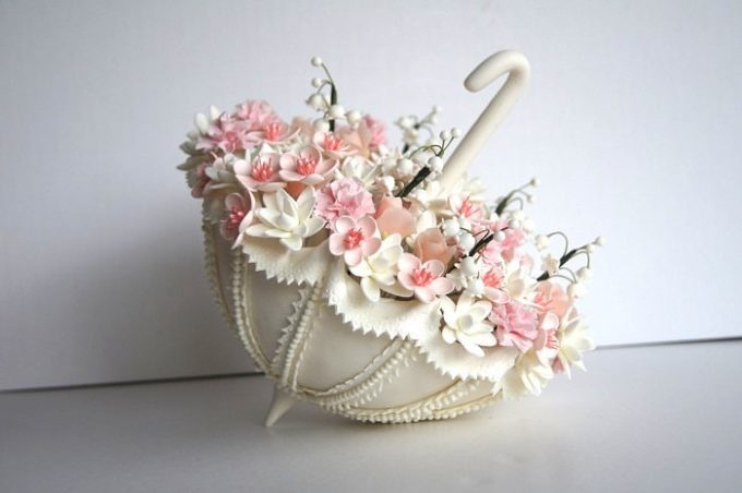 clay wedding flowers
