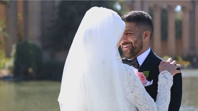 An Amazing Arabic Wedding on Video at the Fairmont Hotel - https://emmalinebride.com/real-weddings/an-amazing-arabic-wedding-on-video-at-the-fairmont-hotel | Baby Blue Film - San Francisco Wedding Videographer