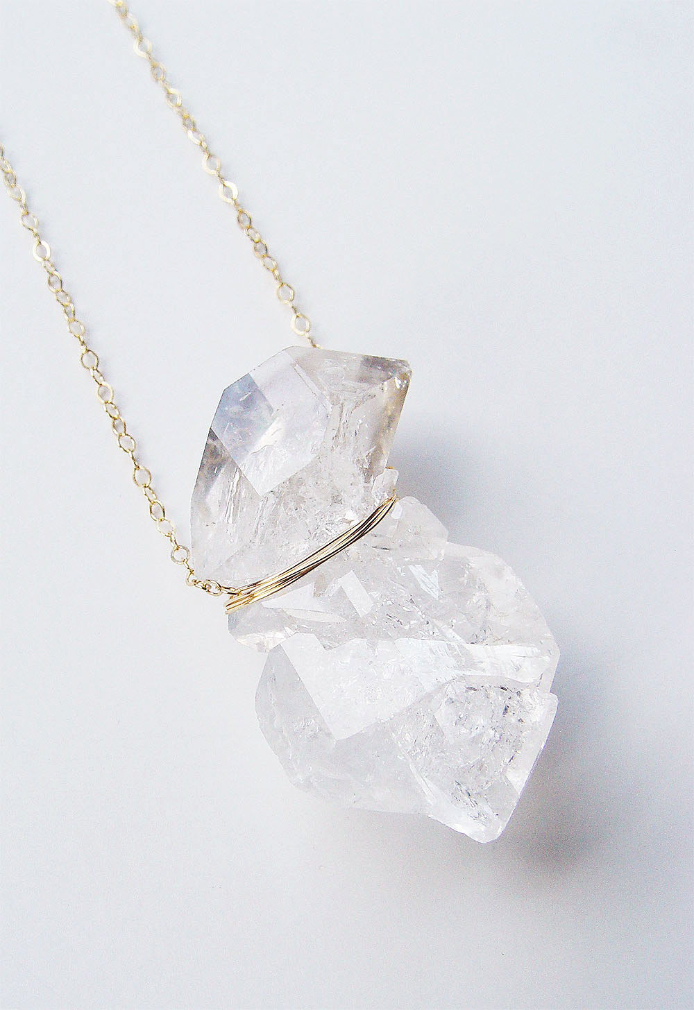 herkimer diamond necklace | via http://etsy.me/2teyINF